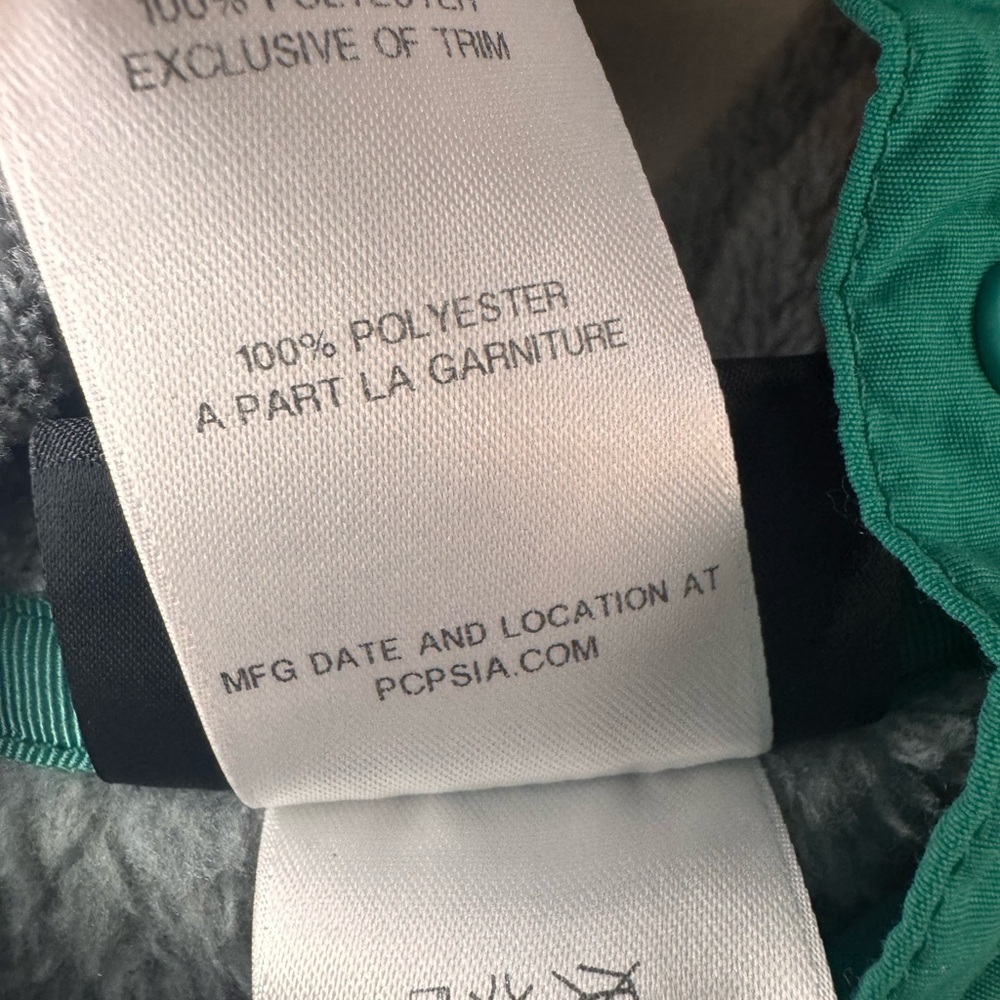Patagonia Women's Gray Grey Green ReTool Snap T Super Soft Fleece Pullover Small - Picture 4 of 6
